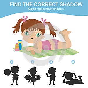 18 Find the correct shadow