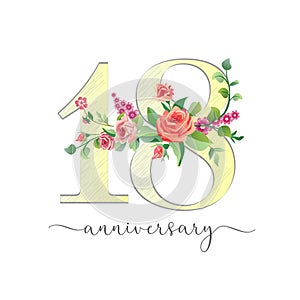 18 floral logo concept