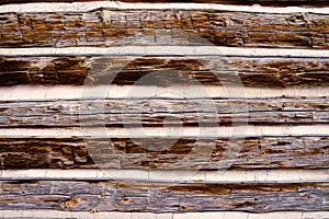 1800s Log Cabin Outer Wall