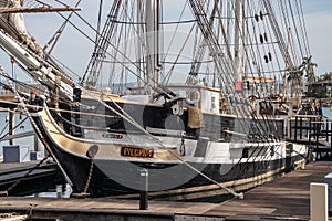 The 1800s Merchant Ship the Pilgrim