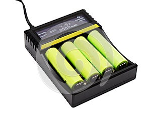 18650 Lithium Ion cell battery charger with LCD
