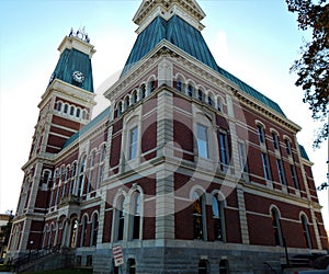 1874 Bartholomew County Courthouse Columbus Indiana Alternate View