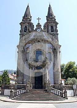18th-century baroque and rococo Church and Oratorio of Our Lady of Consolation and the Holy Steps, Guimaraes, Portugal