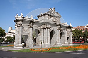 18th century Puerta de Alcala.