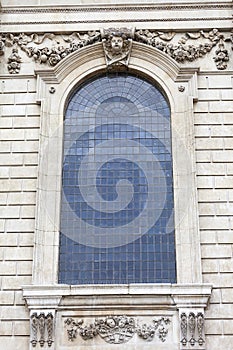 18th century St Paul Cathedral, details, London, United Kingdom.