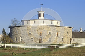 18th Century stone round barn
