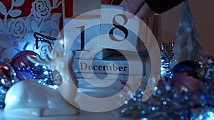 18th December Date Blocks Advent Calendar