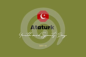 19 May, Turkish Commemoration of Ataturk, Youth and Sports Day. 19 Mayis
