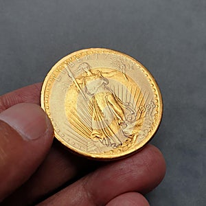 1908 Saint Gaudens Gold Coin - Obverse