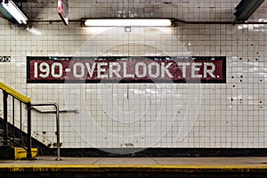 190th Street Subway Station - New York City