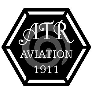 1910s Style Aviation Logo