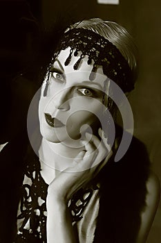 1920 style Beauty Shot