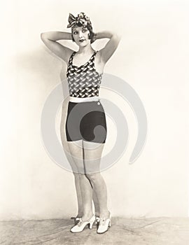 1920s bathing beauty