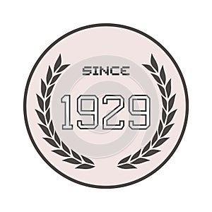 Since 1929 emblem