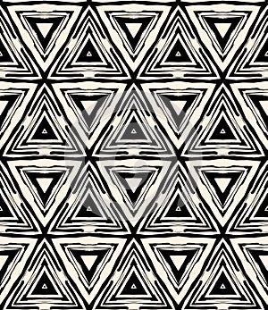 1930s art deco geometric pattern with triangles