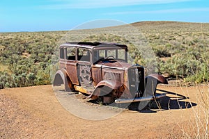 1932 Studebaker in Petrified Forest National Park