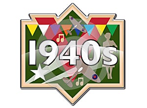 1940s badge / icon