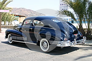 1947 ink blue family car