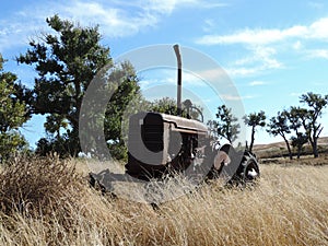 1948 Tractor Stands Ready