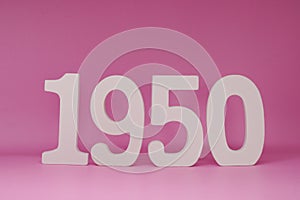 1950  nineteen-fifties  Isolated pink Background with Copy Space - culture society and history