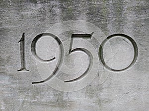 1950, Year Carved In Stone