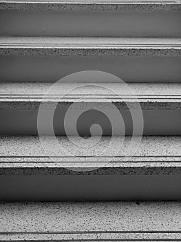1950s: black and white terrazzo stair
