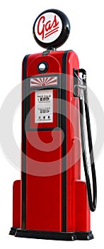 1950s gas pump