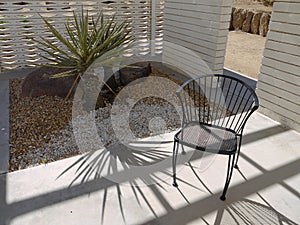 1950s Modernist garden: chair photo