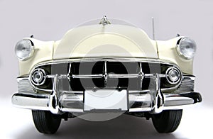 1953 Bel Air metal scale toy car fisheye frontview