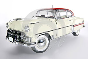 1953 Bel Air metal scale toy car wideangel photo