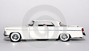 1956 Chrysler 300B metal scale toy car sideview