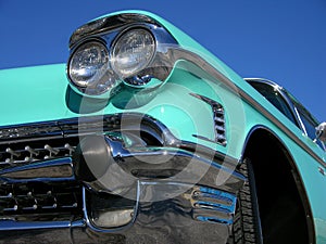 1958 Cadillac front lights