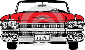 1959 Cadillac Illustration