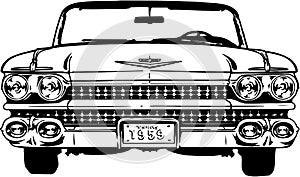 1959 Cadillac Illustration