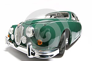 1959 Jaguar Mark 2 metal scale toy car fisheye