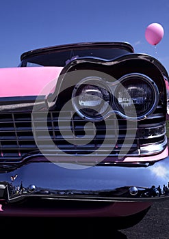 1959 Pink Plymouth Fury Front photo
