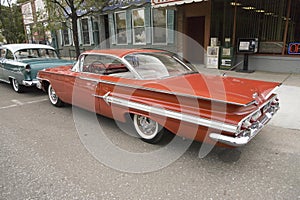 1961 restored red Chevy Impala