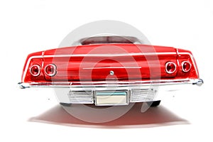 1962 Chevrolet Belair metal scale toy car fisheye backview #2