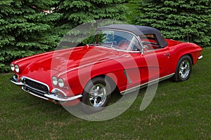 1962 Red Corvette Convertible