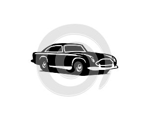 1964 aston martin db5 car vector logo.