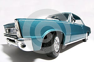 1965 Pontiac GTO metal scale toy car fisheye