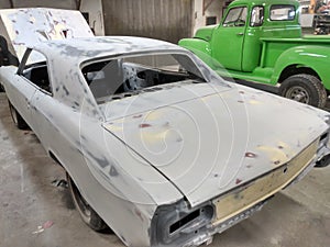 1966 chÃ©velle Super Sport in primer grÃ©y