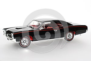 1966 Pontiac GTO metal scale toy car photo