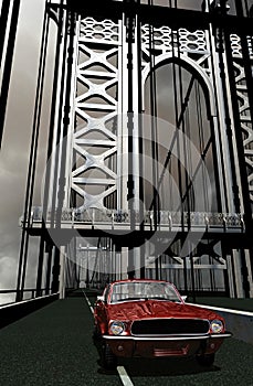 1967 Mustang in Manhattan