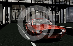 1967 Mustang in Manhattan