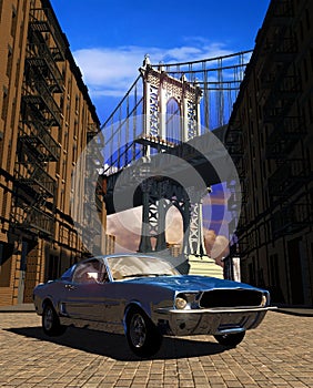 1967 Mustang in Manhattan