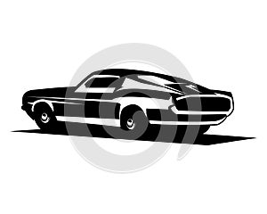 1968 Mustang GT 390 car silhouette