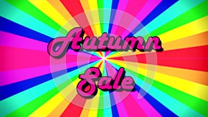 1980s text autumn sale