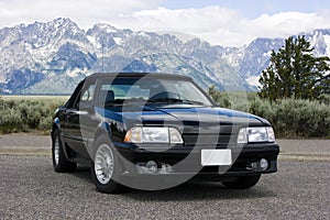 1987 Ford Mustang Convertible Black