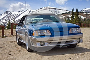 1989 Ford Mustang Convertible Blue